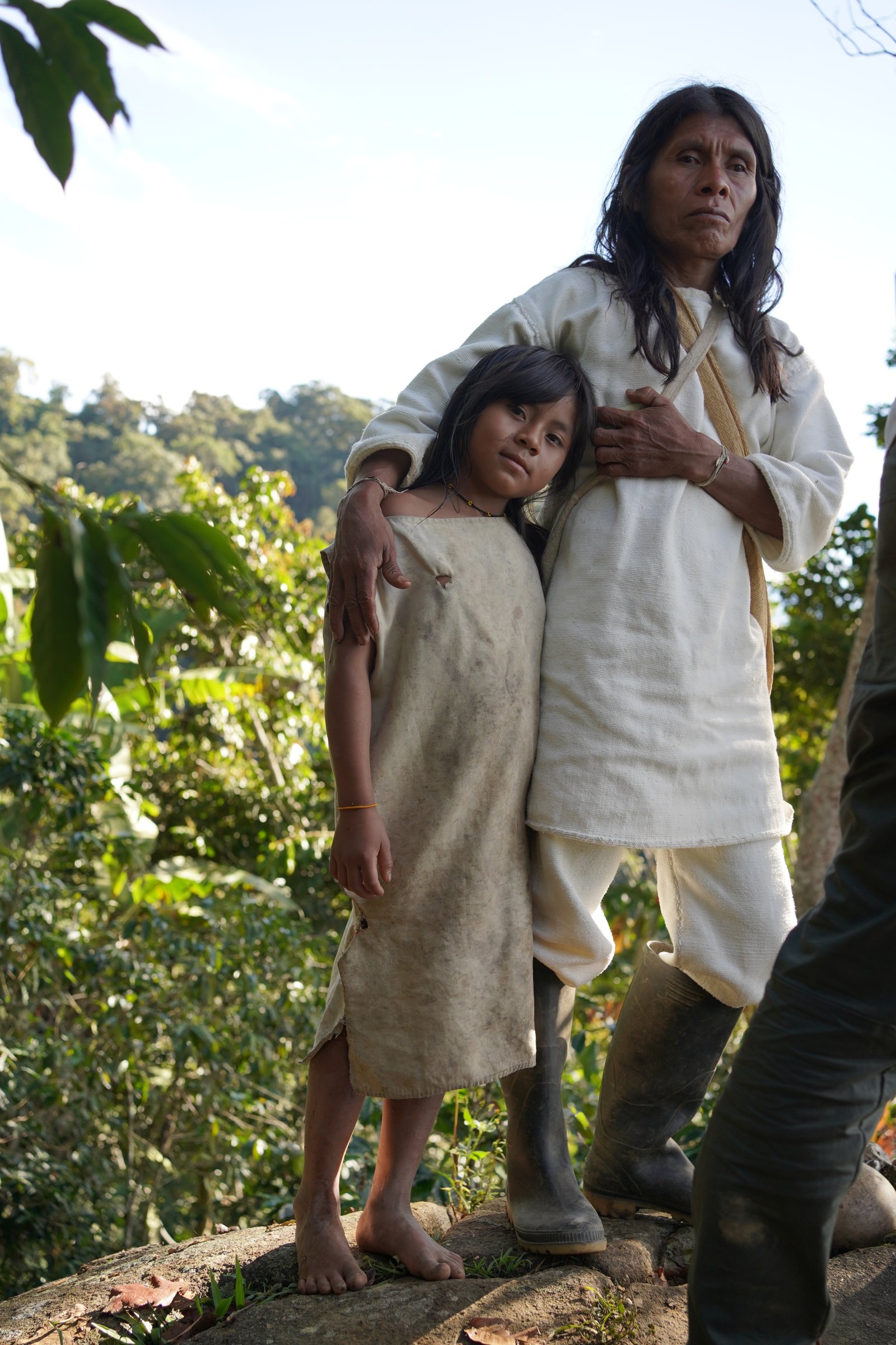 Julián et sa fille